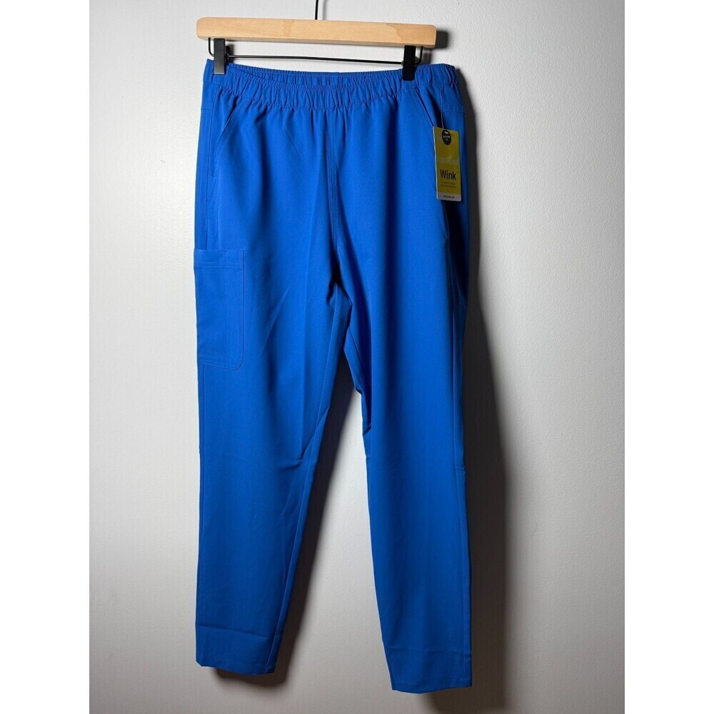 WonderWink Renew Modern Fit Blue Medical Nurse Scrub Pants Size Small NEW